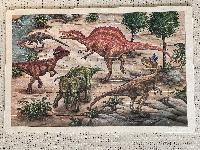 Dřevěné puzzle velké - Dinosouři